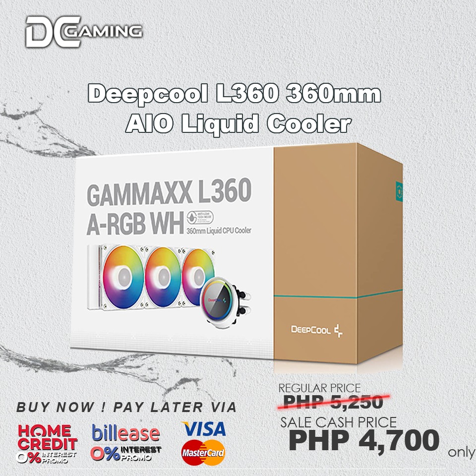 Deepcool LE360 Bingguo 360mm AIO Liquid Cooler | BLACK